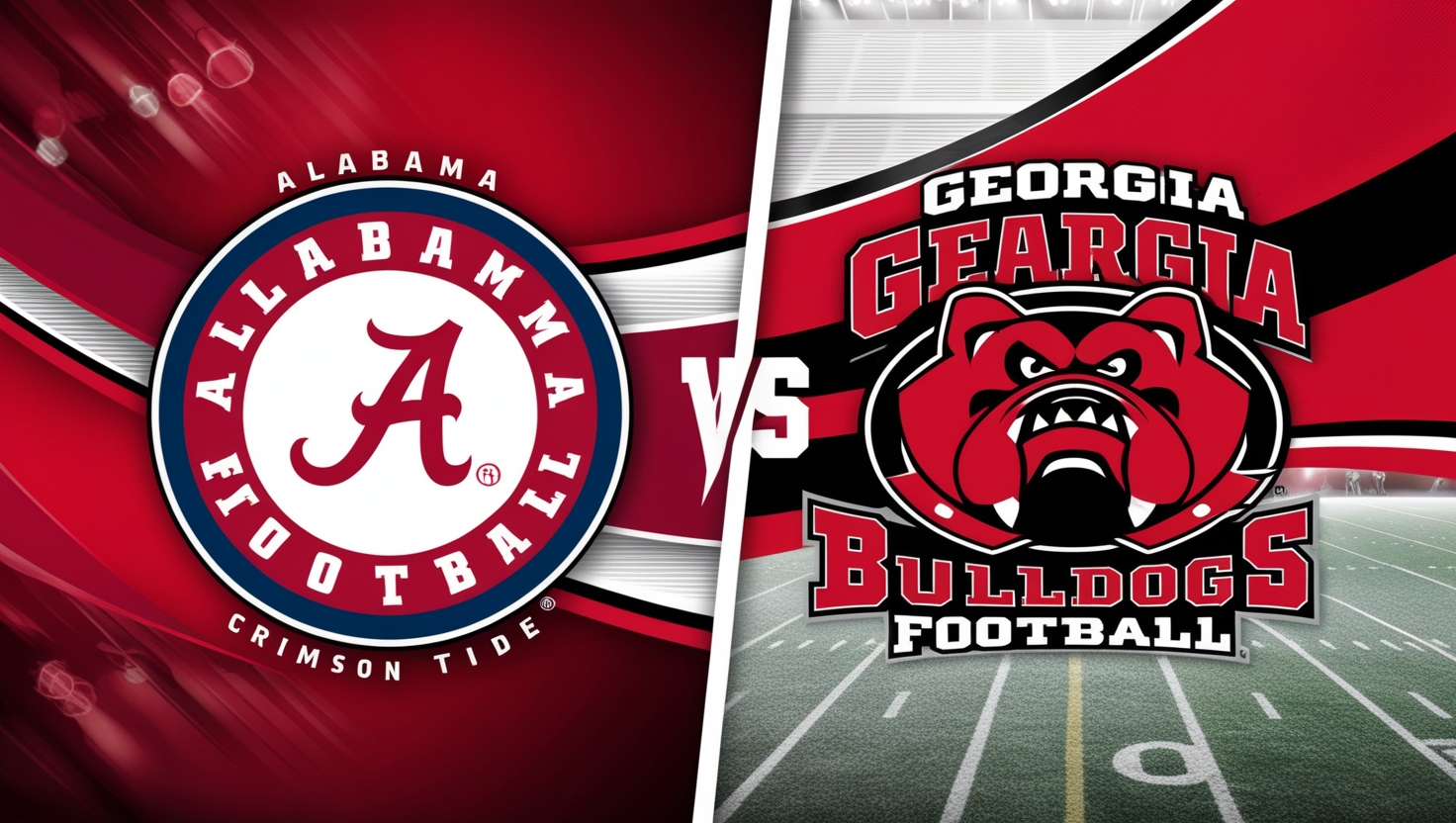 where to watch alabama crimson tide football vs georgia bulldogs football